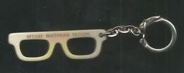 Porte Clefs, Clés ,lunettes , OPTIQUE MATHIAS POITIERS , 2scans ,  Frais Fr 1.95 E - Porte-clefs