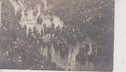 BELGIQUE - BRUXELLES - ENTREE DU ROI ALBERT 1er - CARTE PHOTO - Fêtes, événements