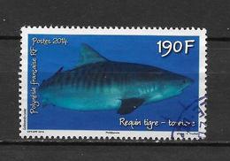 LOTE 2202   ///  (C025)  POLYNESIE FRANÇAISE  1068 De 2014 Oblitéré "le Requin Tigre" - Usados