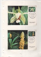 Nouvelle-Calédonie > 2 Cartes-maximum N° 520 & N 521-ORCHIDEES - Cartes-maximum