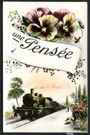 Une Pensée De ... - (train) - P.C. Paris N°6052 - Voir 2 Scans - 1900-1949