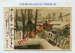 COURCELLES LE COMTE-CARTE PHOTO Allemande-Guerre 14-18-1WK-France-62-Militaria- - Autres & Non Classés