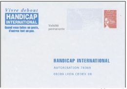 France PAP Réponse Luquet RF 0313242 HANDICAP INTERNATIONAL - PAP: Ristampa/Luquet