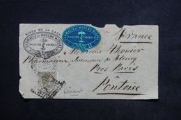 ESPAGNE - Enveloppe Commerciale ( Devant ) De Madrid En  1879 Pour La France - L 23141 - Lettres & Documents