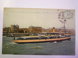GP 2019 - 387  LE HAVRE  (Seine-Maritime)  :  Arrivée Du Bateau De  ROUEN   1906   XXX - Non Classés