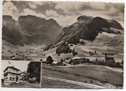 SCHWENDE Gasthaus Und Pension Zur Frohen Aussicht  Blick Auf Marwies Und Ebenalp - Schwende