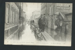 Crue De La Seine Janvier 1910- Villeneuve La Garenne - La Rue Au Boccage     - Gam45 - Villeneuve La Garenne