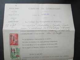 VP COMMUNE DE LODELINSART (M1617) AUTORISATION DE CONSTRUIRE (2 VUES) Rue Des Sartyrs - 1900 – 1949