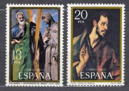 Spain 1982 Airmail Mi#2552-2553 Mint Never Hinged - Unused Stamps
