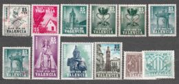 Spain 1963-1985 Valencia Complete Issue, Mint Hinged/used - Ungebraucht