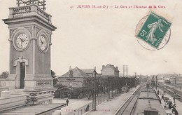 JUVISY SUR ORGE  - La Gare Et L'Avenue De La Gare - Juvisy-sur-Orge