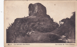 CPA LA ROCHE MAURICE Les Ruines Du Vieux Château N° 21 édit: CAP - La Roche-Maurice