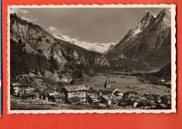 TRQ-14 Evolène, Dent Blanche Et Glacier De Ferpècle. Circulé Avec Timbre Exposition Nationale Suisse En 1939.Perrochet - Evolène