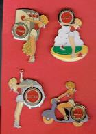 CIGARETTES LUCKY STRIKE LOT DE 4 PINS TABAC - Advertising Items