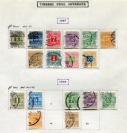 11298  DANEMARK  Collection Vendue Par Page  ° Timbres Pour Journaux  1907-15      TB - Collezioni