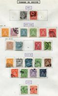 11300  DANEMARK  Collection Vendue Par Page  °/* Timbre De Service  1871-1917      B/TB - Collezioni