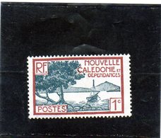 B - 1928 Nuova Caledonia - Baia Delle Mangrovie (linguellato) - Unused Stamps