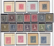 Montenegro 1910 Mi#74-85 Used, + Some Cut Squares From Envelopes - Montenegro