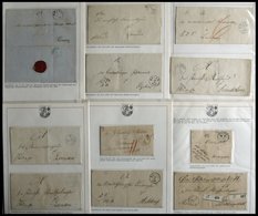 SCHLESWIG-HOLSTEIN HEIDE, K1 Und K2, Sammlung Von 25 Sauberen Markenlosen Belegen Von Ca.1857-1868, Pracht - Prefilatelia