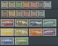 WÜRTTEMBERG 258-70,272-81 **, 1919/20, Wertziffer In Schildern Und Abschiedsausgabe, Postfrisch, 2 Prachtsätze, Mi. 60.- - Otros & Sin Clasificación