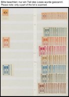 1875-1923, Gut Sortierte Reichhaltige Dublettenpartie Neue Währung Und Dienstmarken I Und II Von über 1600 Werten, Fundg - Other & Unclassified