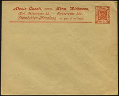 KIEL A PU 3 BRIEF, COURIER: 1899, Privatumschlag 3 Pf. Orange, Ungebraucht, Feinst - Private & Lokale Post