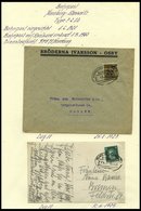 BAHNPOST Hamburg-Sassnitz (verschiedene Züge) 1923-1942, 10 Belege Meist Pracht - Franking Machines (EMA)