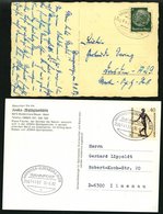 BAHNPOST Hannover-Oldenburg (Zug 149,14182 (3x) Und 3145), 1937-1993, 5 Belege Pracht, Dazu Beutelfahne Und Ortsbund, Pr - Frankeermachines (EMA)