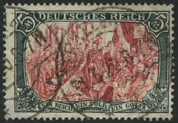 Dt. Reich 97AII O, 1916, 5 M. Kriegsdruck, Gezähnt A, Pracht, Gepr. Jäschke-L., Mi. 130.- - Autres & Non Classés