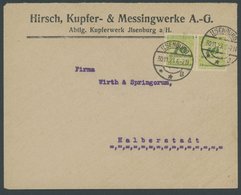 30.11.1923, 10 Mrd. M. Schwärzlichgrüngelb/olivgrün Im Waagerechten Paar Als Mehrfachfrankatur Auf Brief, Letzttagstempe - Usati