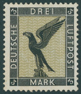 Dt. Reich 384 *, 1926, 3 M. Adler, Großer Falzrest, Pracht, Mi. 70.- - Other & Unclassified