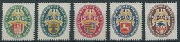 Dt. Reich 425-29 **, 1928, Nothilfe, Postfrischer Prachtsatz, Mi. 240.- - Altri & Non Classificati