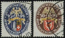 Dt. Reich 433/4 O, 1929, 25 Und 50 Pf. Nothilfe, 2 Prachtwerte, Mi. 185.- - Sonstige & Ohne Zuordnung