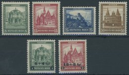 Dt. Reich 459-64 **, 1931/2, Nothilfe, 2 Prachtsätze, Mi. 298.- - Sonstige & Ohne Zuordnung