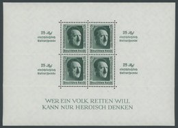 Dt. Reich Bl. 11 **, 1937, Block Reichsparteitag, Postfrisch, Pracht, Gepr Schlegel, Mi. 320.- - Altri & Non Classificati