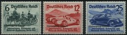 Dt. Reich 695-97 **, 1939, Nürburgring-Rennen, Normale Zähnung, Prachtsatz, Mi. 280.- - Sonstige & Ohne Zuordnung