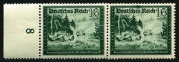 Dt. Reich 891II **, 1944, 16 Pf. Geländefahren Mit Abart Dunkler Fleck Im Rahmen über Es Von Deutsches, Im Waagerechten  - Altri & Non Classificati