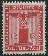 DIENSTMARKEN D 150 **, 1938, 12 Pf. Dunkelrosarot, Mit Wz., Pracht, Mi. 55.- - Servizio