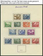 SAMMLUNGEN O, 1933-45, Bis Auf Chicagofahrt, Bl. 2, 3, 5/6 Und 9 In Den Hauptnummern Komplette Sammlung Bis 1944, Mit Ei - Usados