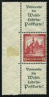 ZUSAMMENDRUCKE S 97 **, 1931, Nothilfe A1.2 + 15 + A1.2, Pracht, Mi. 400.- - Zusammendrucke