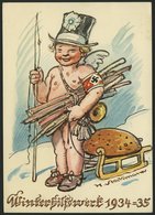 GANZSACHEN PP 122C4/01 BRIEF, Privatpost: 1934, 3 Pf. Hindenburg Winterhilfswerk Des Deutschen Volkes, Armor Als Bayrisc - Altri & Non Classificati