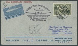 1932, 5. Südamerikafahrt, Urug. Post, Einschreibbrief, Pracht -> Automatically Generated Translation: 1932, "5. South Am - Zeppelins