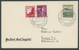 1937, Bodenseerundfahrt, Bordpost, Prachtbrief -> Automatically Generated Translation: 1937, "Lake Constance Excursion", - Zeppeline