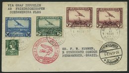 ZULEITUNGSPOST 250 BRIEF, Belgien: 1934, 2. Südamerikafahrt, Prachtbrief - Airmail & Zeppelin