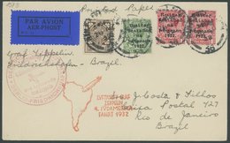 Irland: 1932, 4. Südamerikafahrt, Anschlußflug Ab Berlin, Drucksache, Prachtbrief, Sieger Unbekannt! -> Automatically Ge - Poste Aérienne & Zeppelin