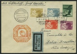 ZULEITUNGSPOST 195 BRIEF, Österreich: 1932, 9. Südamerikafahrt, Aufgabestempel SALZBURG, Prachtbrief - Posta Aerea & Zeppelin