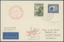 Österreich: 1938, Fahrt In Das Sudetenland, Mit Deutsch-österreichischer Frankatur, Prachtkarte -> Automatically Generat - Posta Aerea & Zeppelin