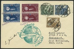 RAKETENPOST 5C1 BRIEF, 10.11.1933, Raketen-Nachtflug Aus Hasselfelde, Frankiert Mit 2 Senkrechten Zusammendruck-Paaren D - Luft- Und Zeppelinpost