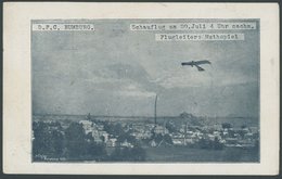 1913, Rumburger Schauflug, Unbekannter Flugtag, Ansichtskarte Mit Rückseitiger Reklame Ansässiger Unternehmen, Pracht -> - Zeppelines