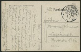 MSP VON 1914 - 1918 140 (Großer Kreuzer ROON), 2.2.1916, Feldpost-Ansichtskarte Von Bord Der Roon, Pracht - Schiffahrt